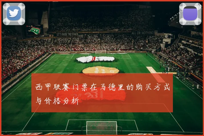 西甲联赛门票在马德里的购买方式与价格分析
